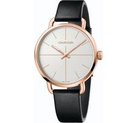 Reloj de Hombre CK CALVIN KLEIN EVEN K7B216C6 Cuero Negro Gold Rose SWISS MADE