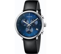 Reloj de Hombre CK CALVIN KLEIN HIGH NOON K8M271CN Chrono Cuero Negro Azul
