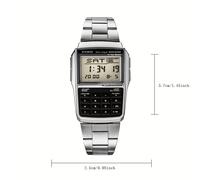 Reloj de hombre con calculadora Casio, reloj electrónico para hombres, reloj deportivo electrónico para jóvenes y