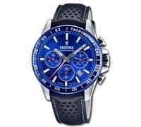 Reloj De Hombre Festina Cronógrafo De Pulsera De Cuero Azul Oscuro UF20561/3