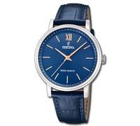 Reloj De Hombre Festina De Cuero Azul Festina Solar Energy Reloj Solar UF20660/4