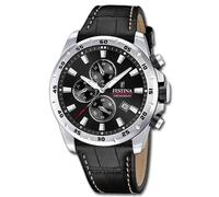 Reloj De Hombre Festina De Cuero Negro Cronógrafo UF20692/4