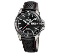 Reloj De Hombre Festina De Titanio Pulsera De Cuero Negra UF20699/4