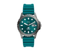 Reloj de Hombre FOSSIL BLUE FS5995 Silicona Verde Agua Sub 100mt