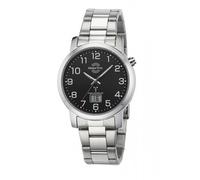 Reloj De Señora Titan Master Time Con Esfera Negra 34mm MTLT-10758-22M