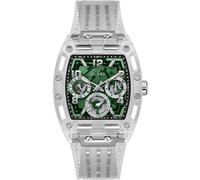 Reloj de Hombre GUESS PHOENIX GW0499G8 Multifunción Silicona Blanco Verde