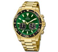 Jaguar Connected J899/1 Cronógrafo para hombres | Connected, Resistente al Agua 20 ATM, J899/1, Control Música, Cuenta Pasos, Notifica y Rechaza Llamadas, Esfera Verde