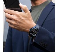 Reloj De Hombre Jaguar De Cuero Azul Jaguar Connected UJ961/1