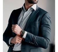 Reloj De Hombre Jaguar De Cuero Negro Jaguar Connected UJ959/2
