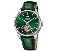 Reloj De Hombre Jaguar De Cuero Verde Balancín UJ966/4