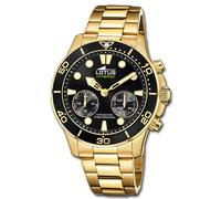 LOTUS Reloj Inteligente Hombre Híbrido Connected de Acero Inoxidable 316l Dorado - Analógico - Resistente al Agua 10 ATM 18802/2 - Control Música, Cuenta Pasos, Notifica y Rechaza Llamadas