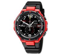 Reloj De Hombre Lotus De Silicona Negro Reloj Deportivo Multifuncional UL50024/1