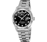 Reloj De Hombre Lotus L18854/7 Con Esfera Negra Y Fecha