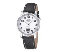 Radio Reloj de Hombre Master Time Esfera Plata 40mm MTGA-10294-12L Pulsera Cuero