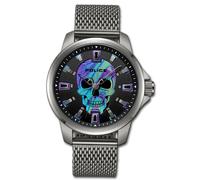 Reloj De Hombre Police De Acero Inoxidable Gris Police Mensor UPOG0022202