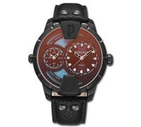 Reloj De Hombre Police De Cuero Negro Police Huntley UPOA0022001