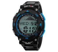 Reloj de Hombre SECTOR EX-35 R3251534002 Silicona Negro Chrono Alarm