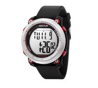 Reloj de Hombre SECTOR EX-38 R3251546002 Silicona Negro Chrono Alarm Pedometro