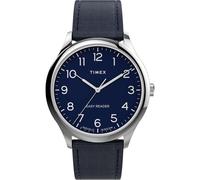 Reloj de Hombre TIMEX EASY READER TW2V27900 Cuero Azul