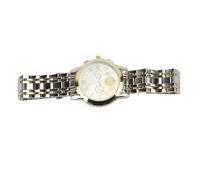 Reloj de Hombres de Cuarzo de Negocios, Grandes Hombres de Lujo de Acero Inoxidable Brillante Que Miran Dos Toneladas Deliciosas Fáciles de Leer con Fechas para el Trabajo Diariamente (#3)