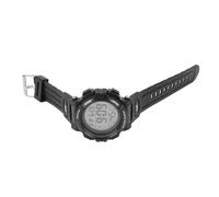 Reloj de Hombres Digitales, Espejo Acrílico PU Band de 50 M Wating Water Outdoor Sports Watch Dual Time Zona para Ejercicio Fitness (Black)