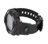 Reloj de Hombres Digitales, Espejo Acrílico PU Band de 50 M Wating Water Outdoor Sports Watch Dual Time Zona para Ejercicio Fitness (Blue)