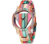 Reloj de madera geométrico invertido del cuarzo creativo para los hombres relojes de madera hechos a mano, Q1083,