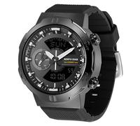 Reloj de mano de deporte LED genérico - resistente al agua calendario mes Fecha día,Retroiluminación reloj de pulsera electrónico con diseño simple, negro, Se référer au descriptif, correa