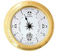 Reloj de Marea, Reloj de Pared náutico de latón, Reloj de Marea Marea Alta Marea Baja, Reloj de Pared náutico para decoración de Pared, Accesorios para Barcos