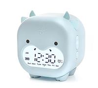 Reloj de mesa LED digital con alarma de repetición, visualización de hora y noche, reloj despertador USB, decoración del hogar, para niños, temporizador digital de escritorio