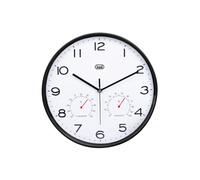 Reloj despertador Trevi OM 3510 T analógico negro termómetro batería AA 300 mm