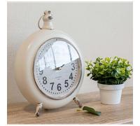 Reloj de mesa vintage - Blanco Crema