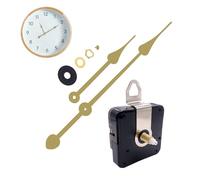 Reloj de metal | Reloj de pared, manecillas y accesorio de hierro forjado, movimiento de relojes grandes para sala de estar, kit de movimientos mecánicos silenciosos, par de torsión alto