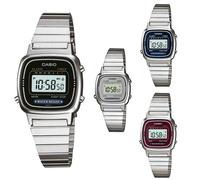 Reloj De Mujer CASIO Vintage LA670W Acero Chrono Clásico Digital 4 Colores DD