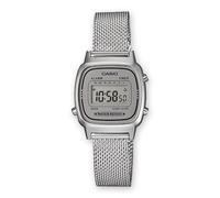 Reloj De Mujer CASIO Vintage LA670WEM-7DF Acero Inoxidable Gris Clásico Digital