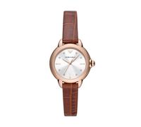 Reloj de Mujer EMPORIO ARMANI MIA AR11525 Cuero Brown Gold Rose