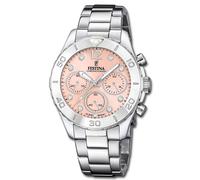 Reloj De Mujer Festina De Acero Inoxidable Plateado Festina Boyfriend UF20603/7