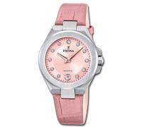 Reloj De Mujer Festina Mademoiselle Reloj De Pulsera De Cuero Rosa UF20701/2