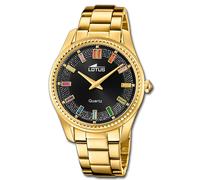 Reloj De Mujer Lotus De Cuero Dorado Lotus Classic Reloj De Pulsera UL18902/6