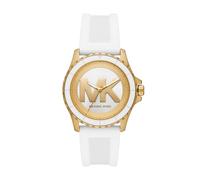 Reloj de Mujer MICHAEL KORS EVEREST MK7535 Silicona Blanco Dorado