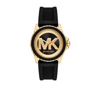 Reloj de Mujer MICHAEL KORS EVEREST MK7537 Silicona Negro Dorado