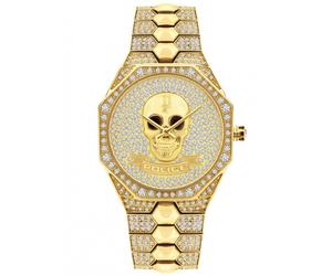 Reloj De Mujer Police PL16027BSG.22M De Cuarzo De Acero Inoxidable Con Strass