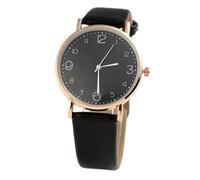 Reloj De Mujer - Relojes De Pulsera De Mujer | Ladies Ultra Shin Relojes | Reloj De Lujo De Correa Suave | Herramienta De Sincronización De Moda Cómoda con Correas para El Viaje De BU, Negro
