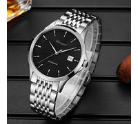 Reloj de muñeca mecánico automático de lujo, delgado, deportivo con calendario para hombre, Día de Acción de Gracias