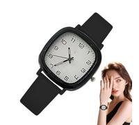 Reloj de muñeca, relojes para mujeres - Esté atento a los estudiantes de enfermería | Número cuadrado Lady Wallwatch Silicone Band Accesorios de joyería de lectura fácil para adolescentes y estudiante