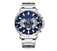 Reloj De Negocios - Relojes De Cronógrafo Para Hombres | Banda Mecánica Clásica, Relojes De Muñeca De Acero Inoxidable, Elegantes Accesorios De Ropa De Negocios Para Todos Los Maestros, Trabajadores,