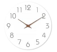 Reloj de Pared 30CM,Reloj de Pared Silencioso,Reloj de Pared Moderno,Reloj de Pared Decorativo Redondo de Cuarzo,Reloj de Pared de Cuarzo,Reloj de Pared Cocina para Sala de Estar Dormitorio Cocina