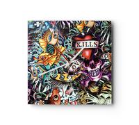 Reloj de Pared 30x30cm Reloj de Vidrio graffiti moderno Silencioso Decorativo