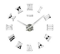 Reloj de pared 3D DIY Timelike 1M moderno sin marco grande 3D, para hacerlo tú mismo. Decoración del hogar para sala de estar, dormitorio