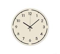 Reloj de pared acrílico digital silencioso de 30 cm, pantalla transparente, apto para montaje en pared o colocación de estantes (metros)